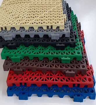 wet tile mat